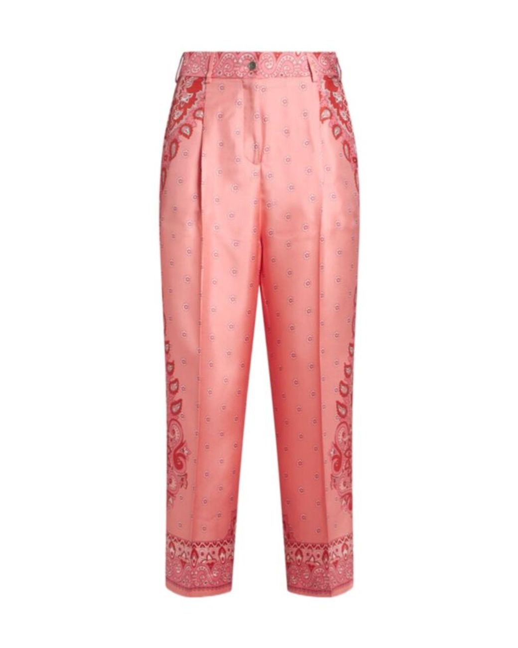 Etro Floral-Printed Tailored Trousers