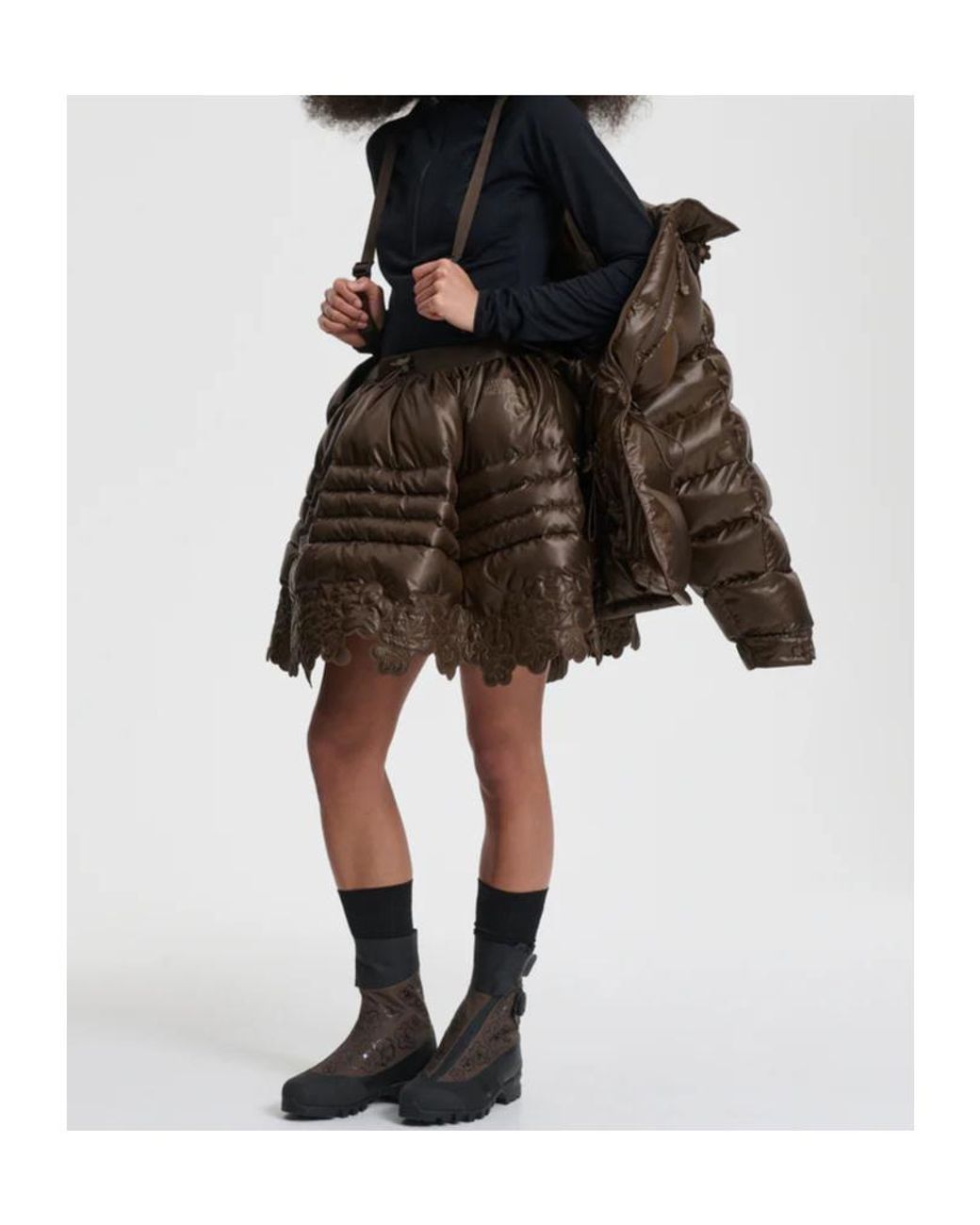 CECILIE BAHNSEN Multicolor X The North Face Zip Padded Coat