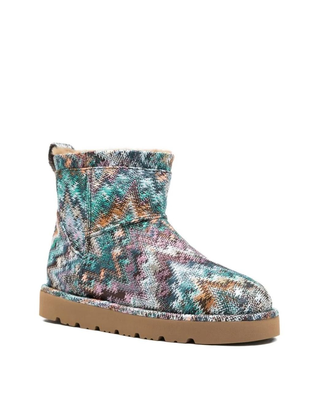 Missoni Blue Patterned Boots