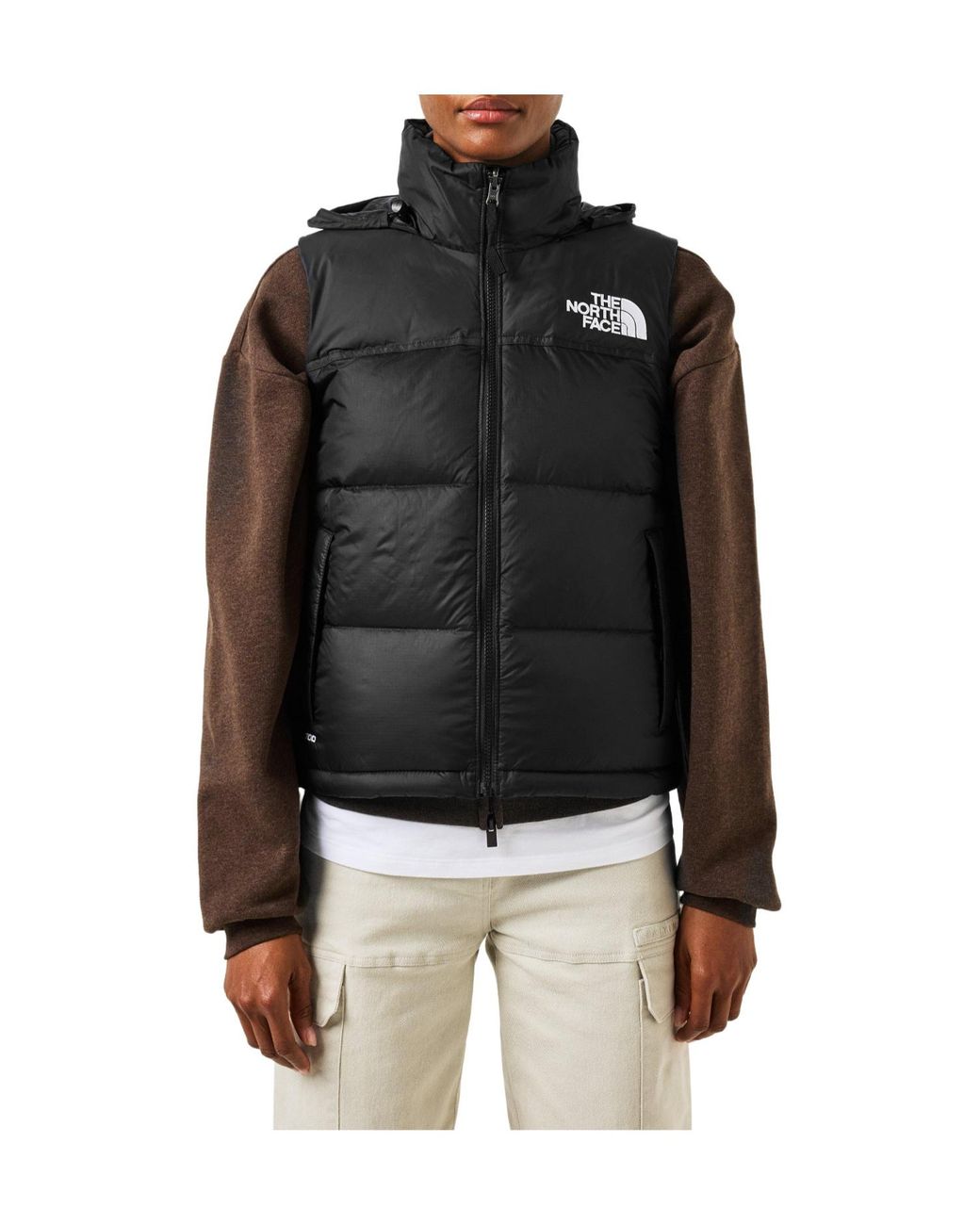 The North Face Black Hooded Down Gilet