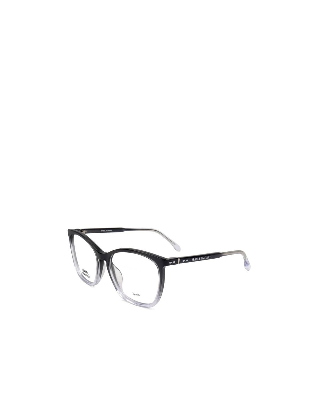 Isabel Marant Metallic Rectangle Frame Glasses