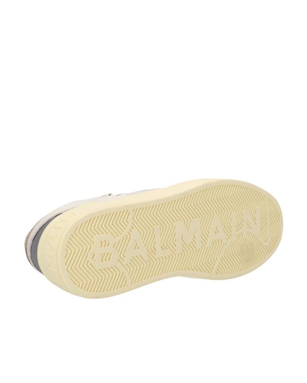 Balmain Natural B-Court Lace-Up Sneakers for men