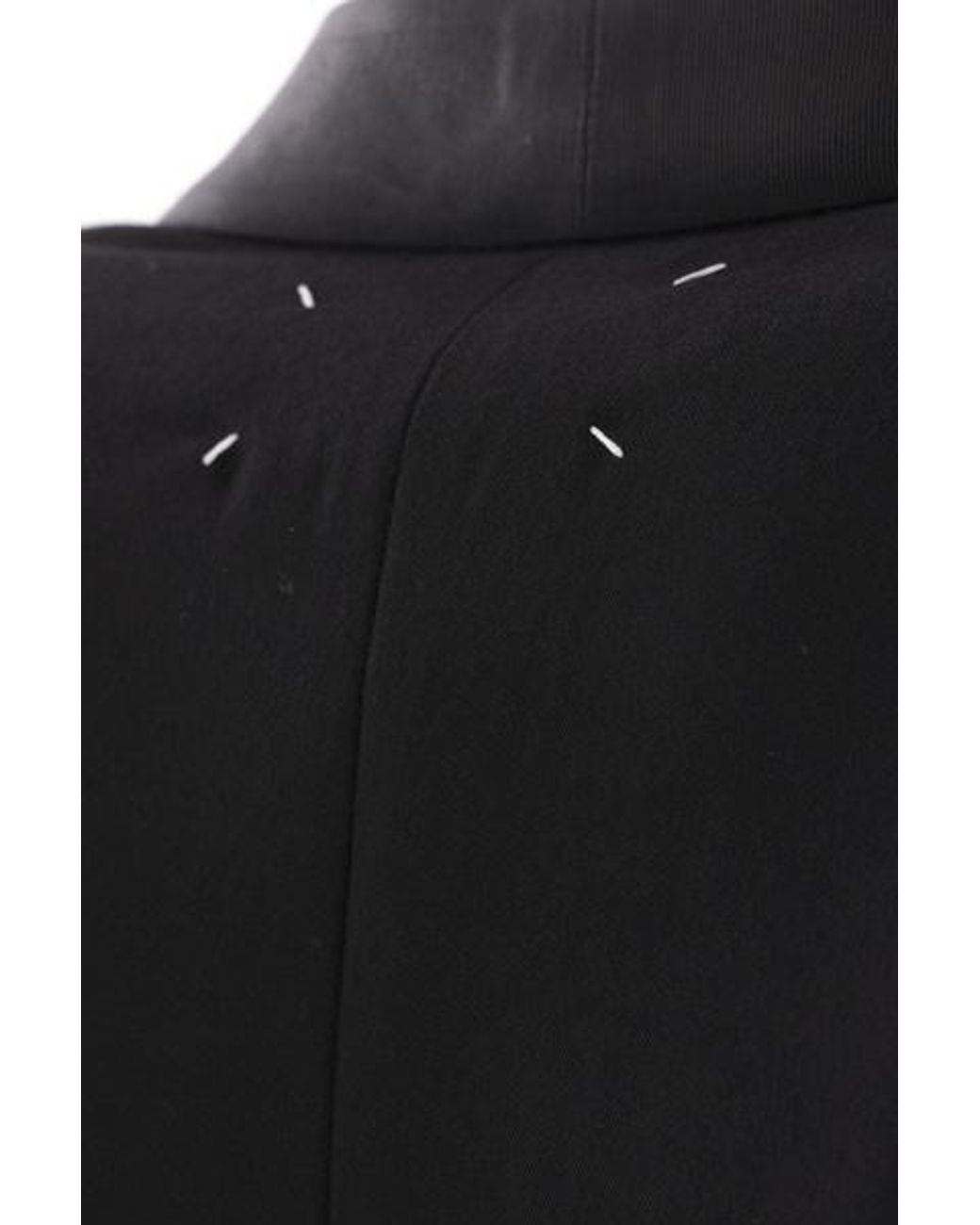Maison Margiela Black Gabardine Blazer