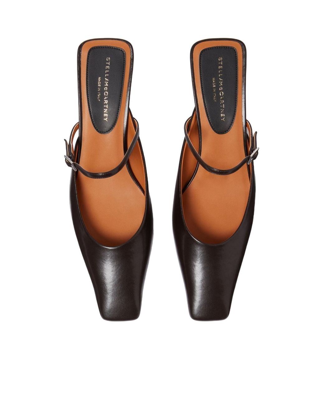 Stella McCartney Brown Stella Spur Kitten Heeled Sandals