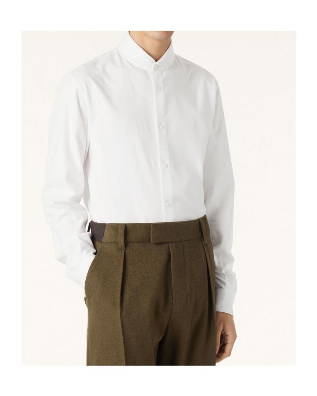 Loro Piana White Tarin Shirt for men