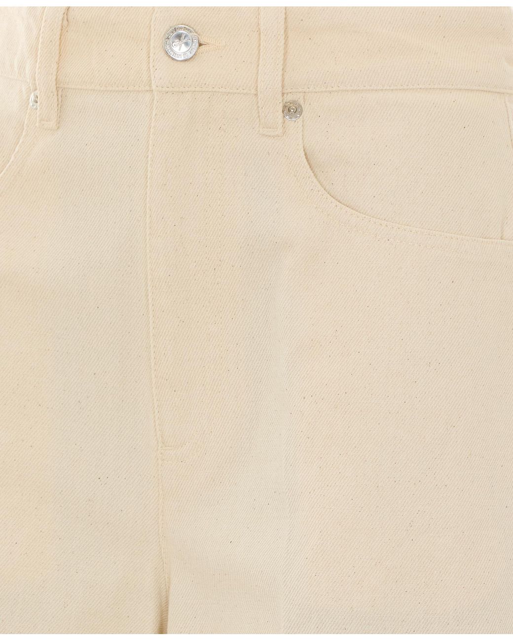 A.P.C. White Thelma Straight Leg Jeans