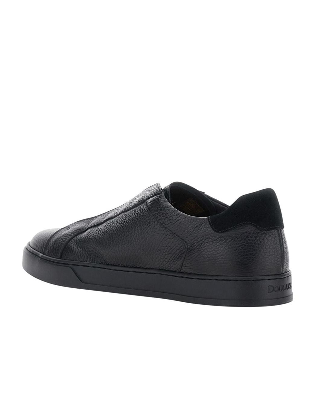 Doucal's Black Spencer Slip-On Sneakers for men