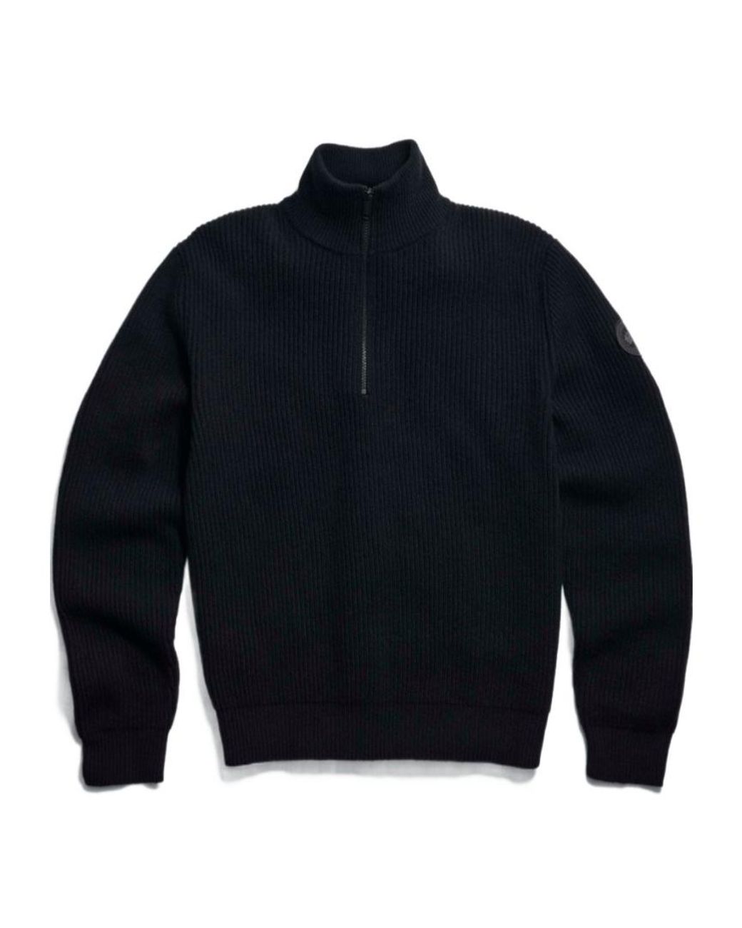 Canada Goose Blue Mckinney Knit Quarter Zip for men