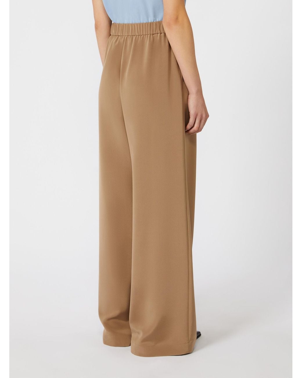 Max Mara Natural Bonn Wide Leg Trousers