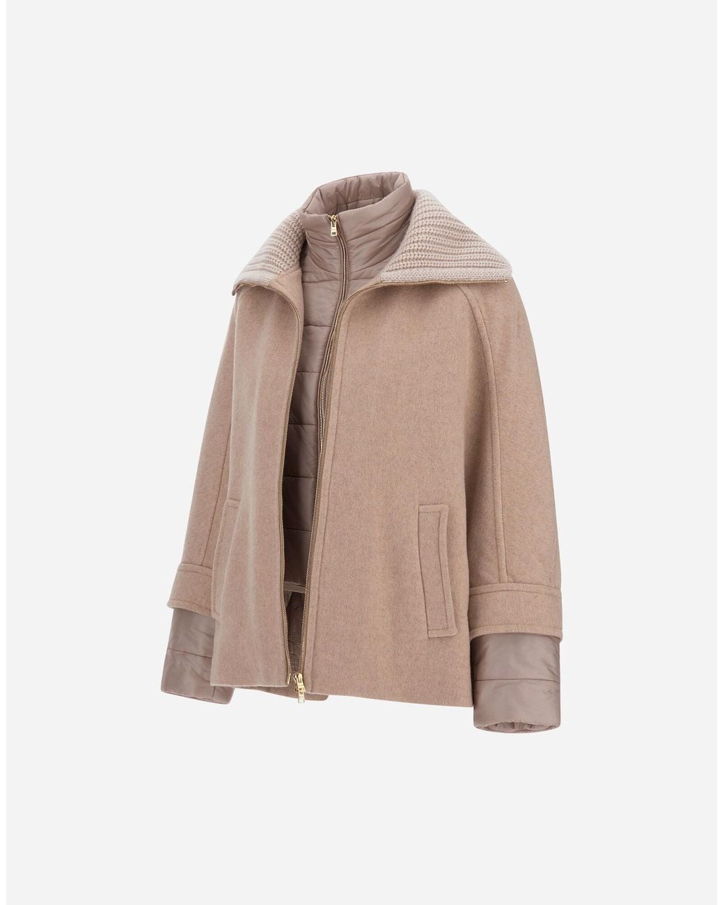 Herno Brown Long-Sleeved Jacket