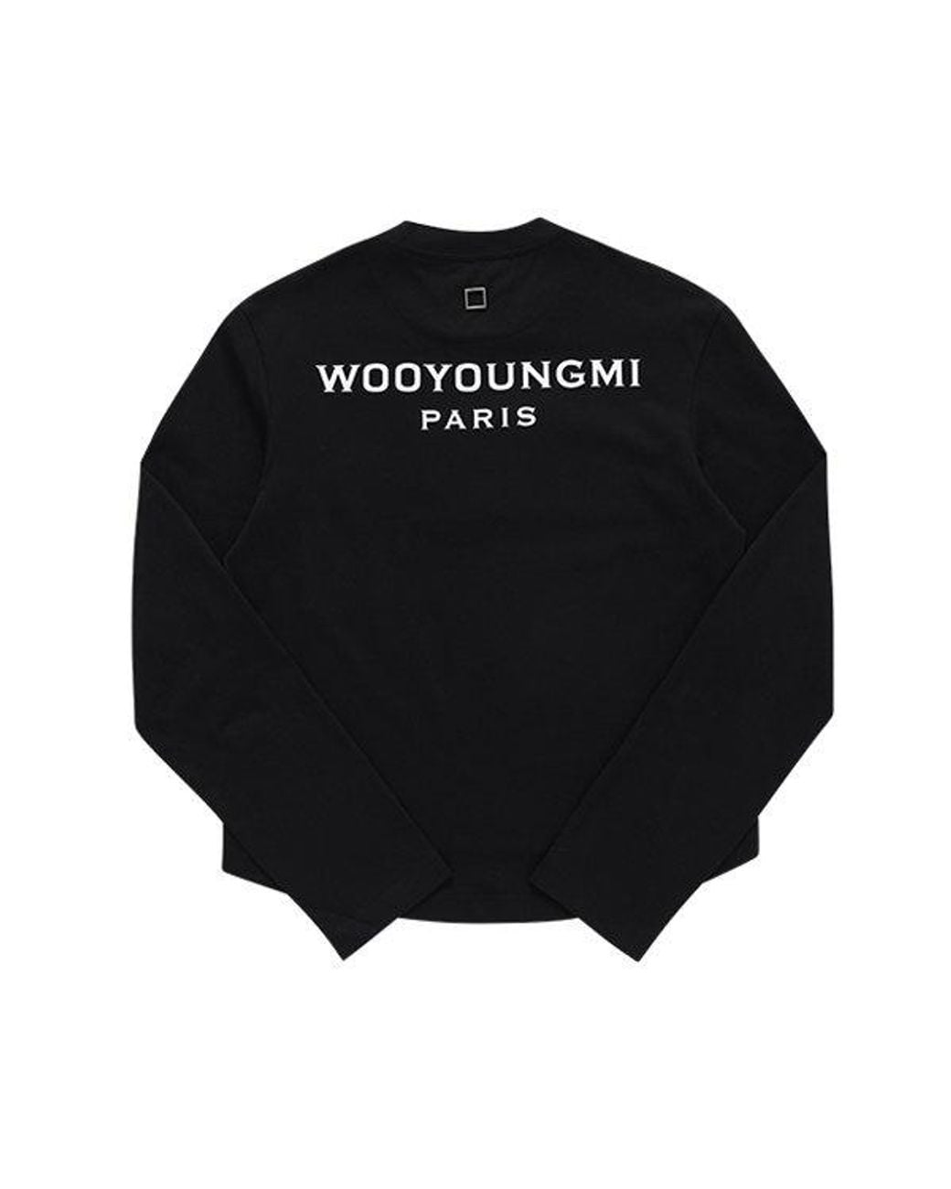 Wooyoungmi Black Long-Sleeved T-Shirt