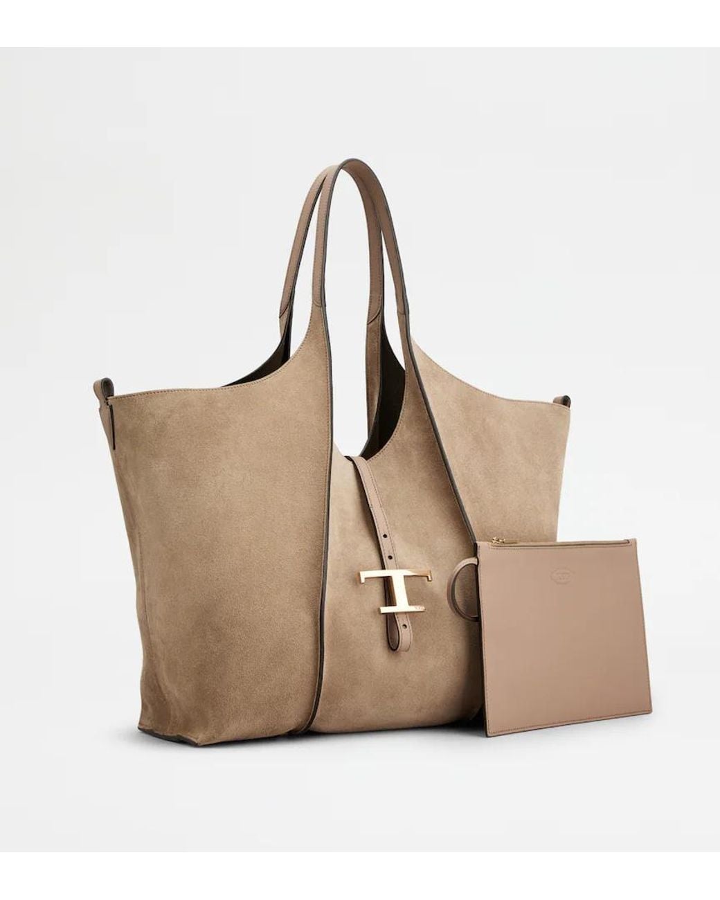 Tod's Natural T Timeless Shopping Bag