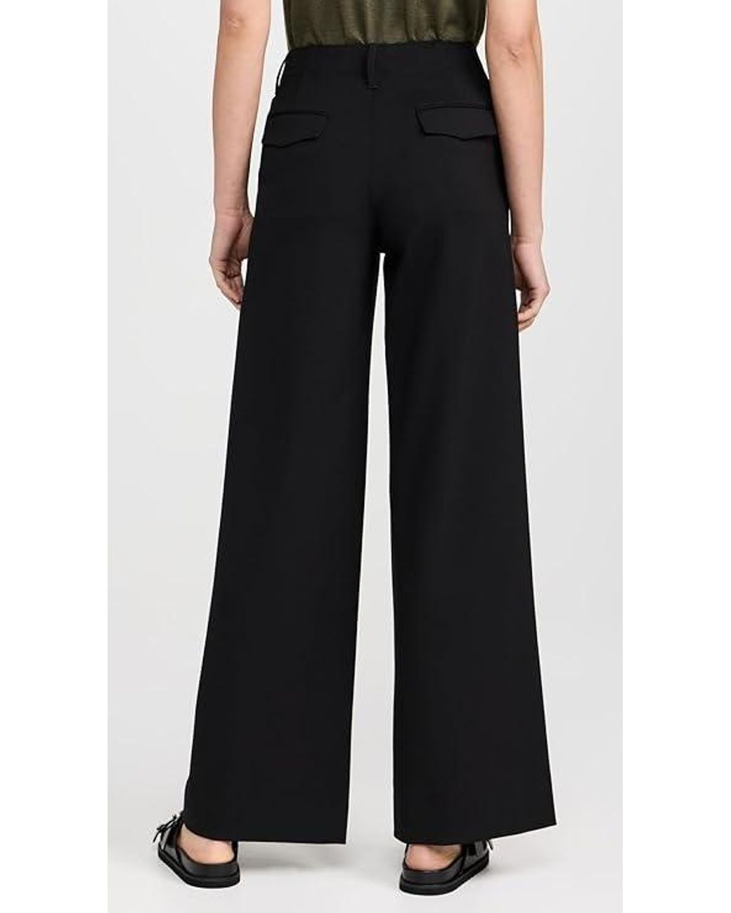 Rag & Bone Black Belt Loop Trousers