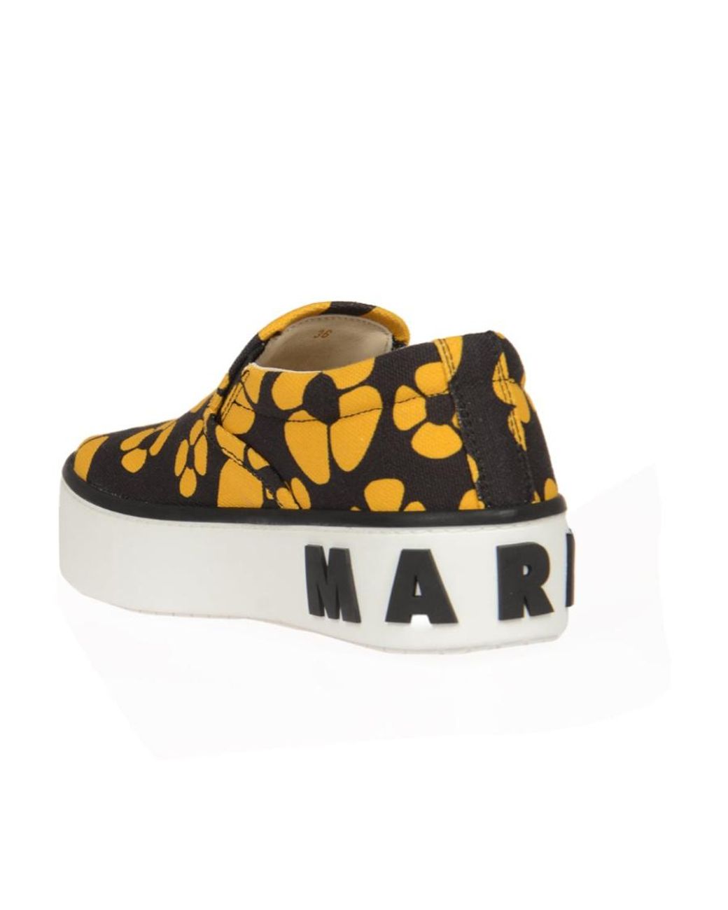 Marni Yellow X Carhartt Floral Printed Sneakers