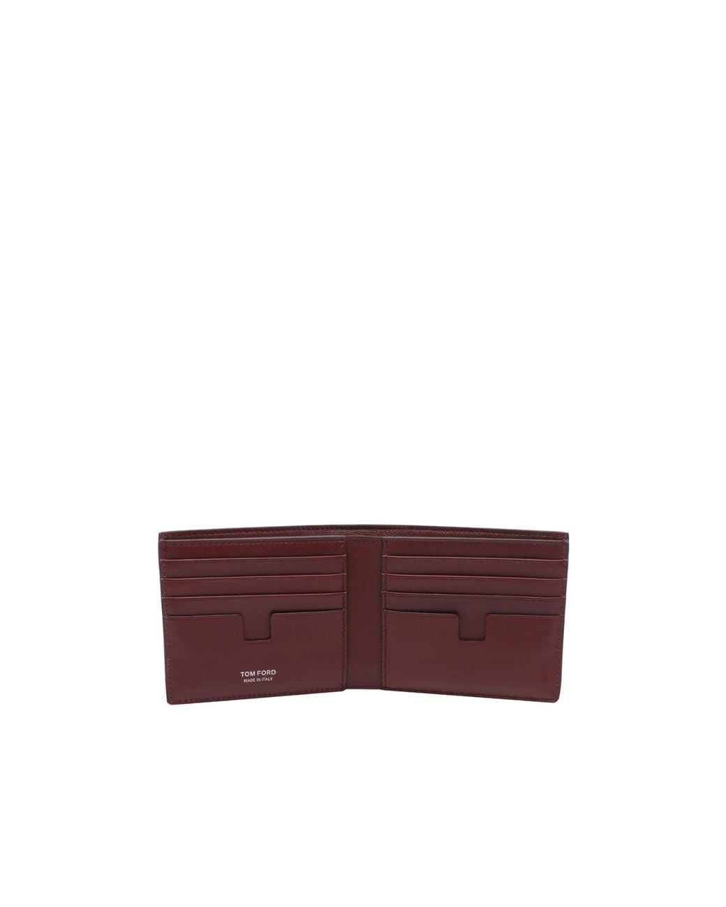 Tom Ford Purple Textured Bifold Wallet for men