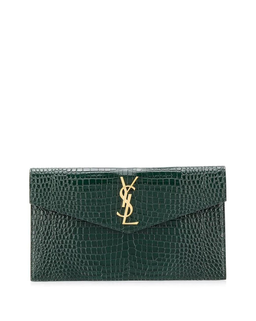 Saint Laurent Green Uptown Pouch