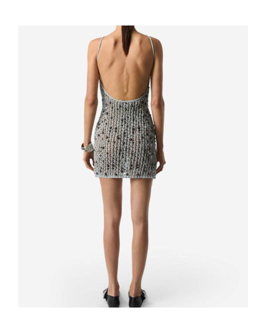 Coperni Multicolor Beaded Knitted Dress