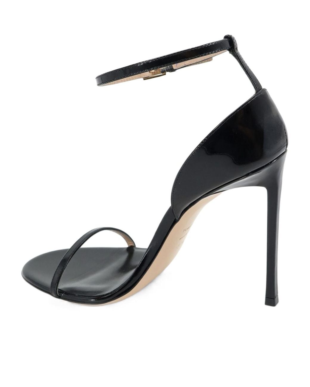 Tom Ford Metallic Ankle-Strap Stiletto Heeled Sandals