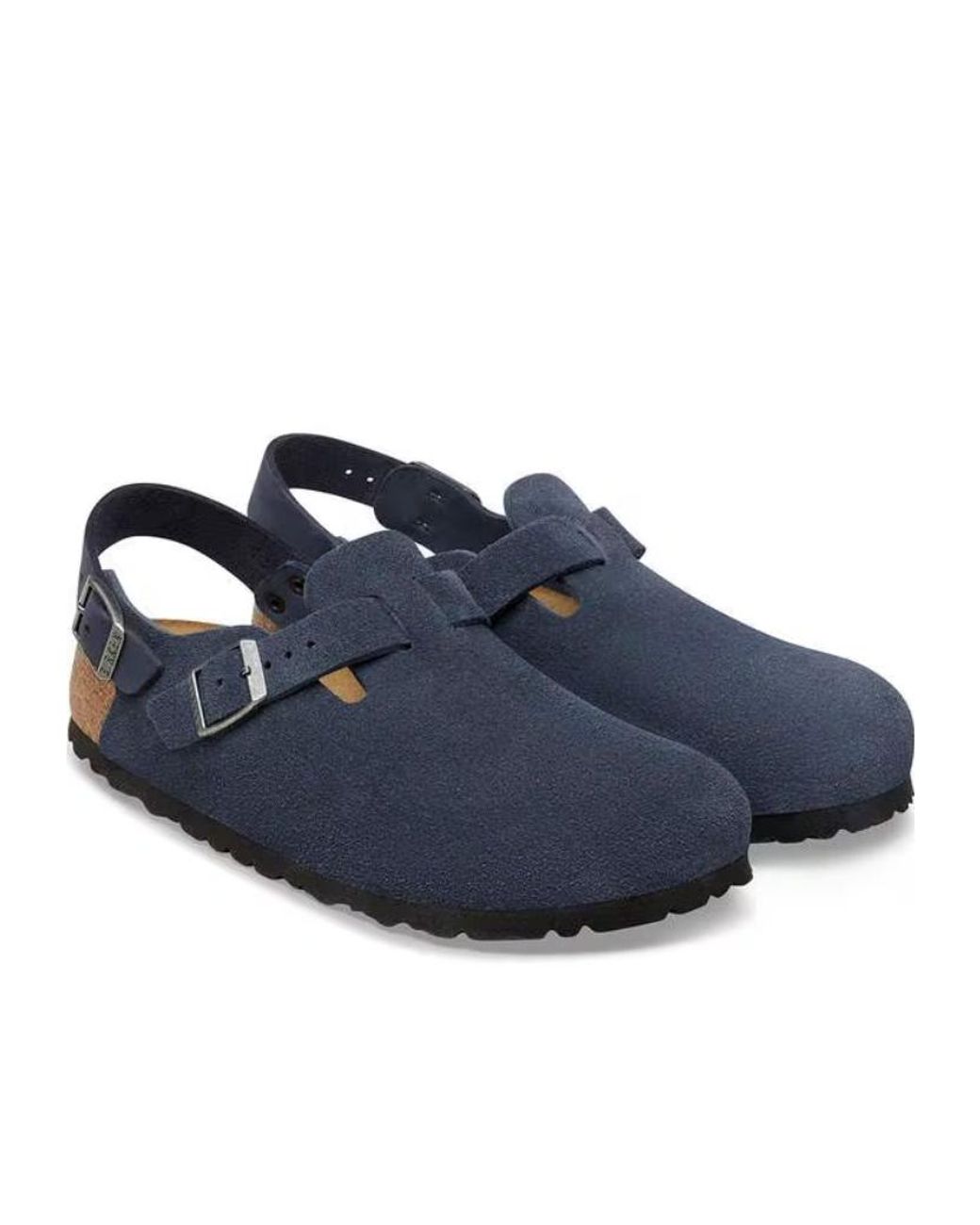 Birkenstock Blue Tokio Ii Buckled Slides for men