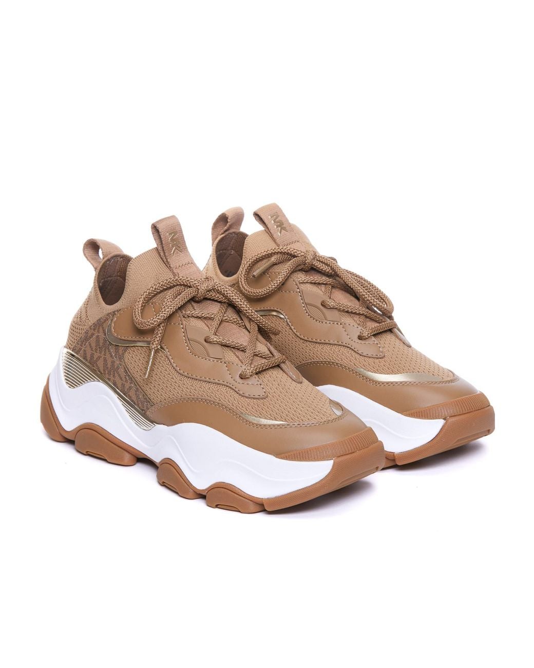 Michael Kors Brown Atlas Husk Sneaker
