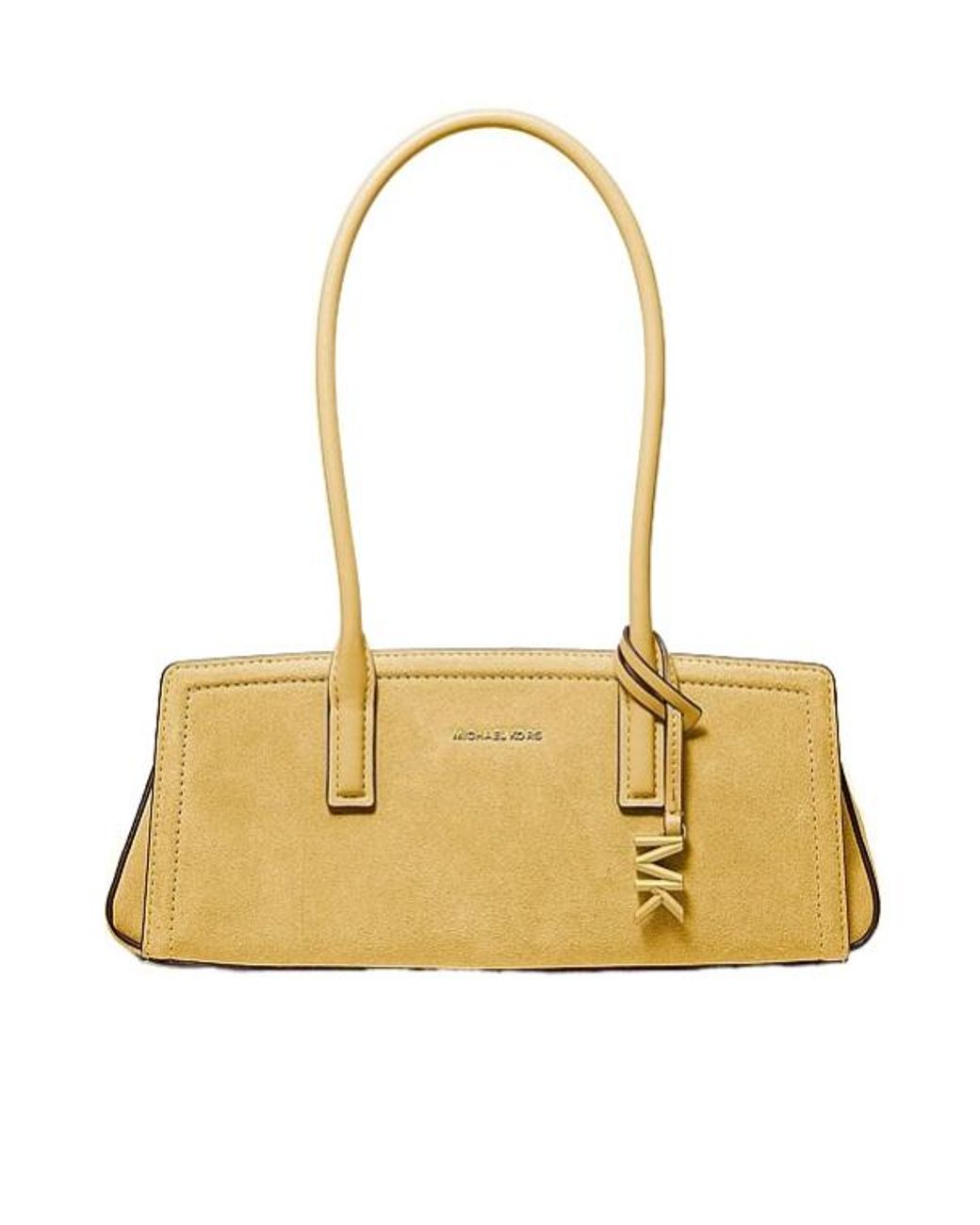 MICHAEL Michael Kors Metallic Laila Small Suede Shoulder Bag
