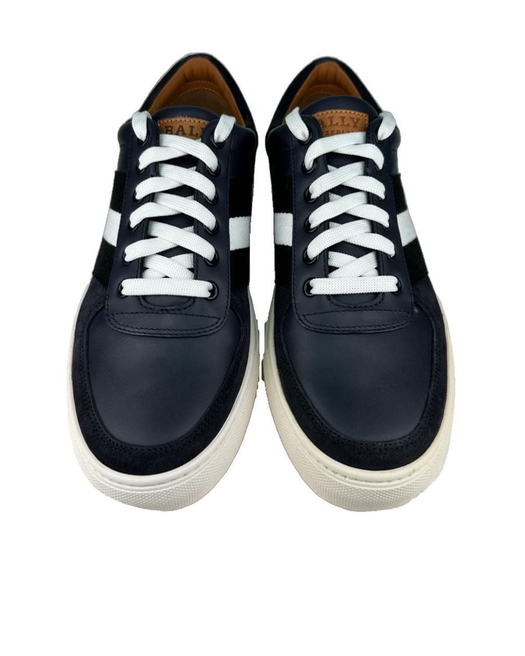 Bally Blue Logo Casual Sneakers for men