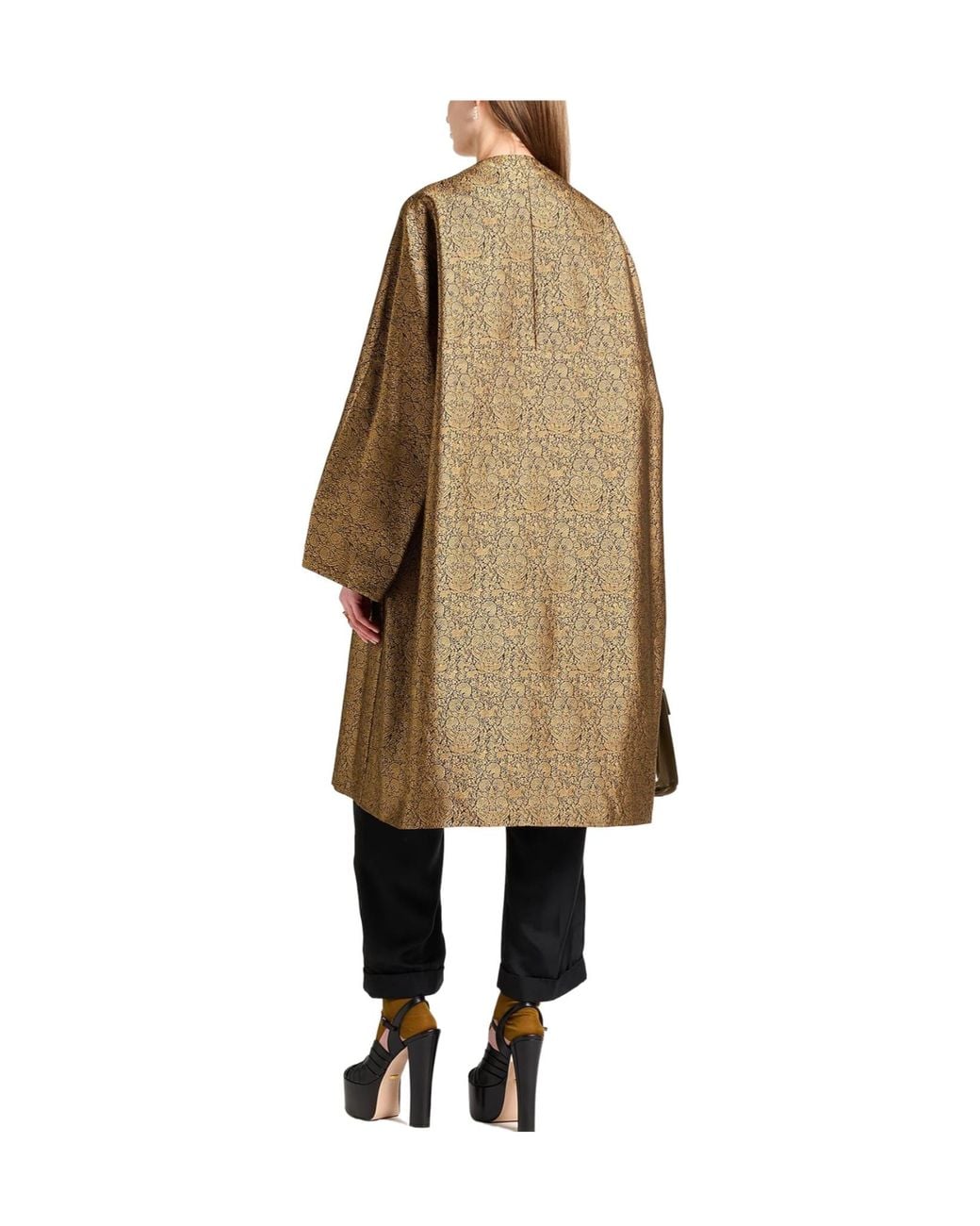 Max Mara Brown Versatile Printed Coat