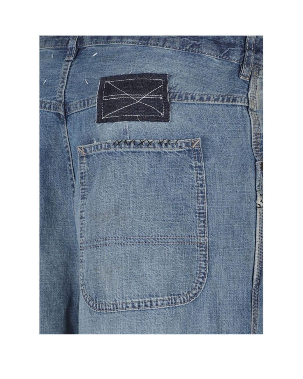 Maison Margiela Blue Belt-Loop Jeans