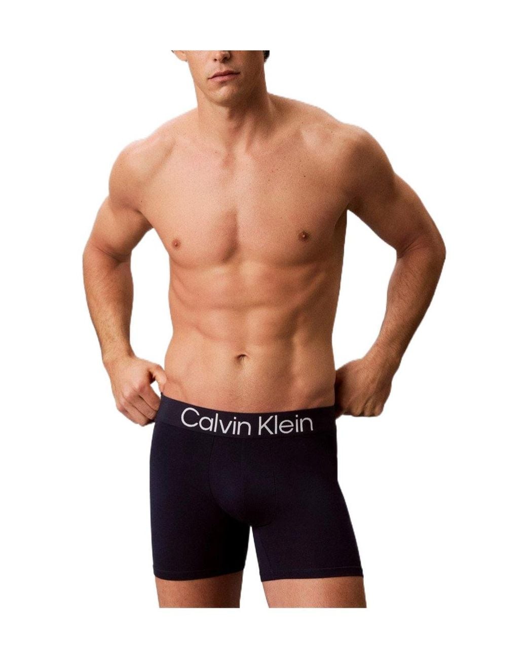 Calvin Klein White Solid Color Single Boxer for men