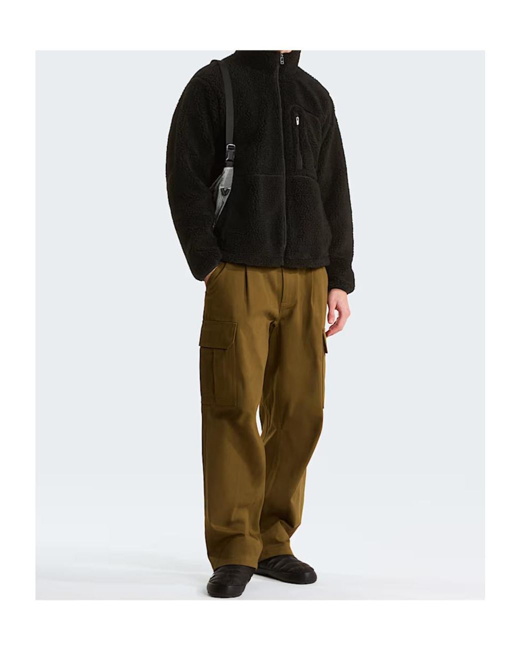 The North Face Black Extreme Pile 2 Fleece Zip-Up Bomber Jacket for men