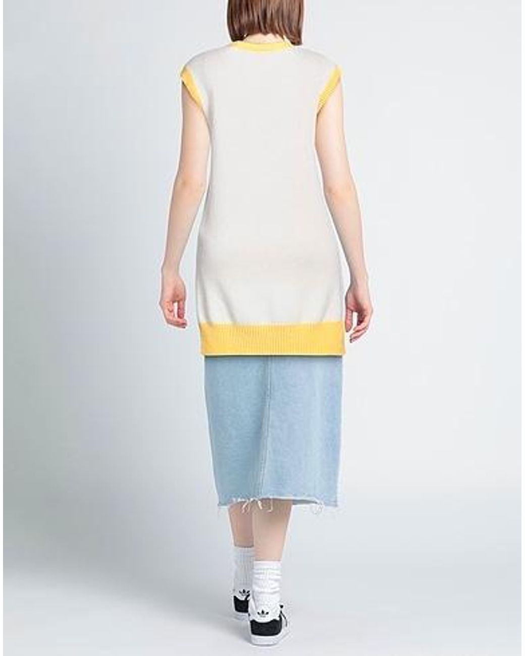 Marni Yellow Sleeveless Knitted Sweater