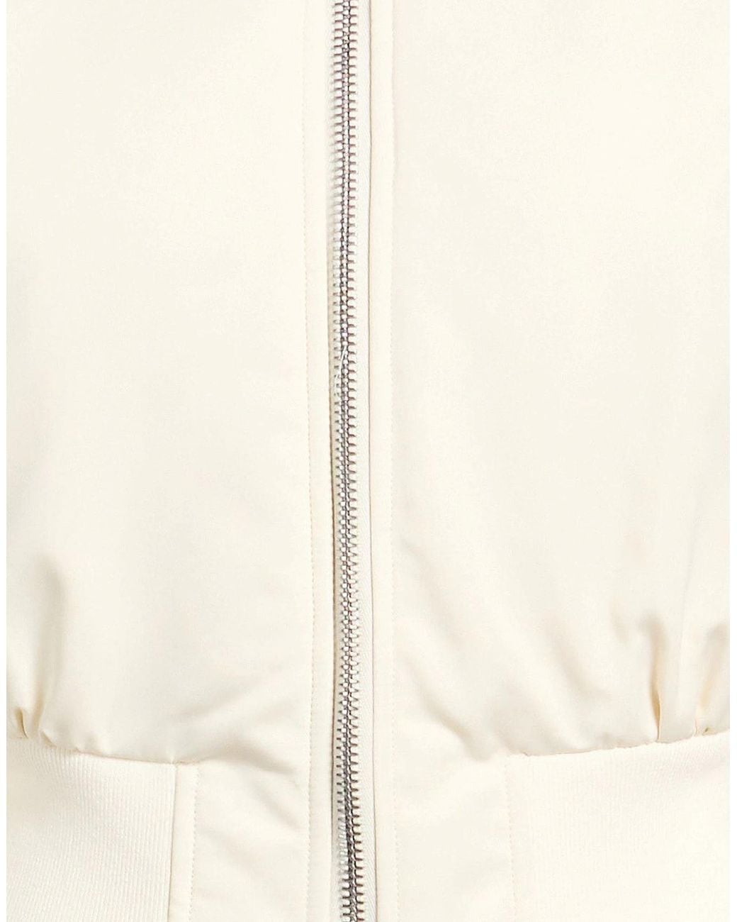 Balenciaga Natural Cropped Baseball Jacket