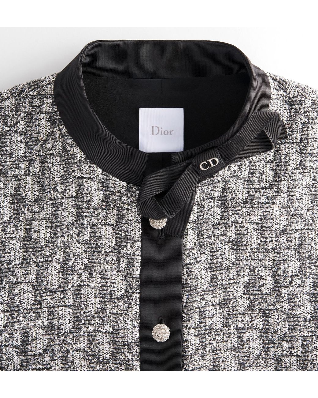 Dior Gray Long-Sleeved Jacket