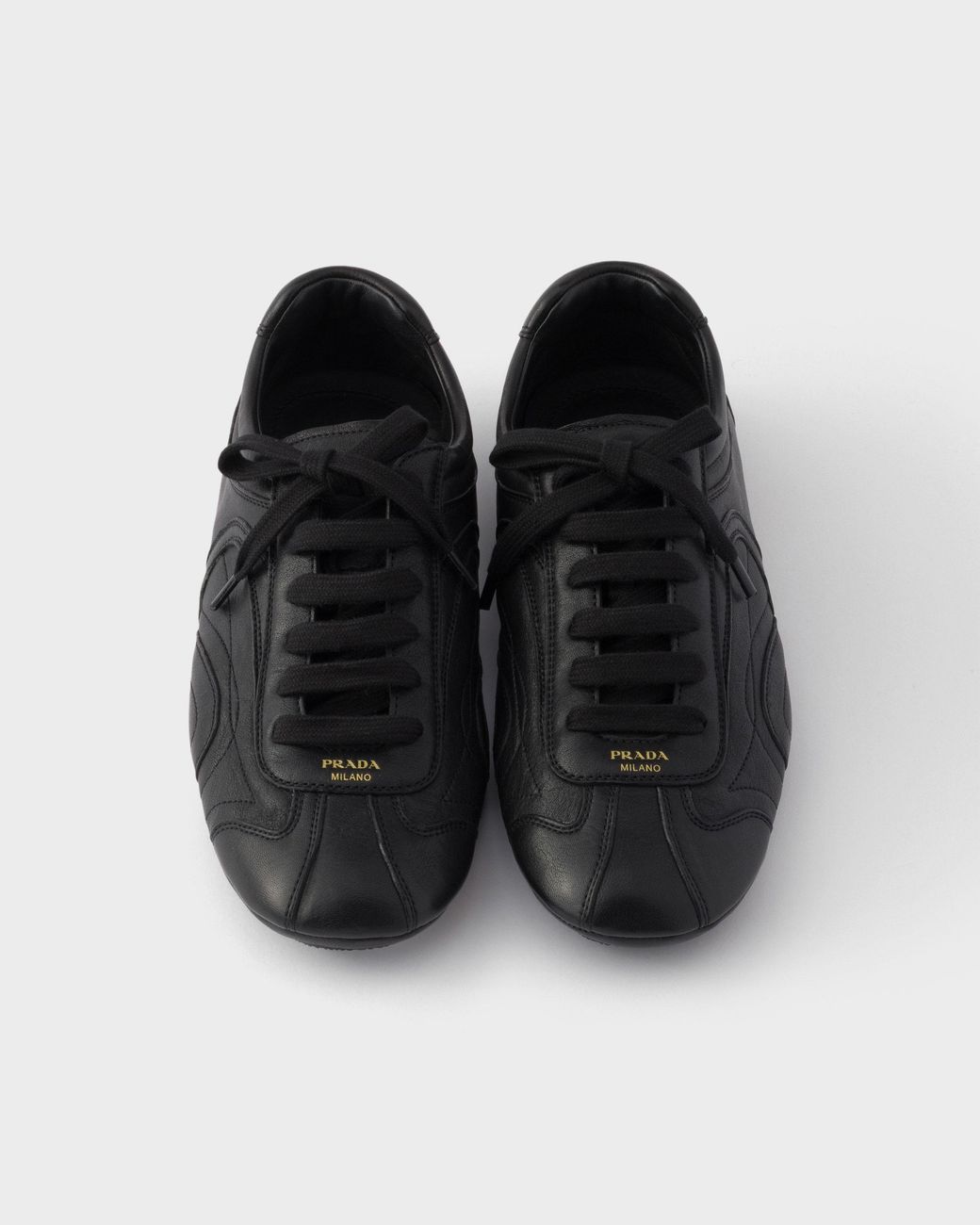 Prada Black Montecarlo Re-Edition 2005 Nappa Leather Sneakers