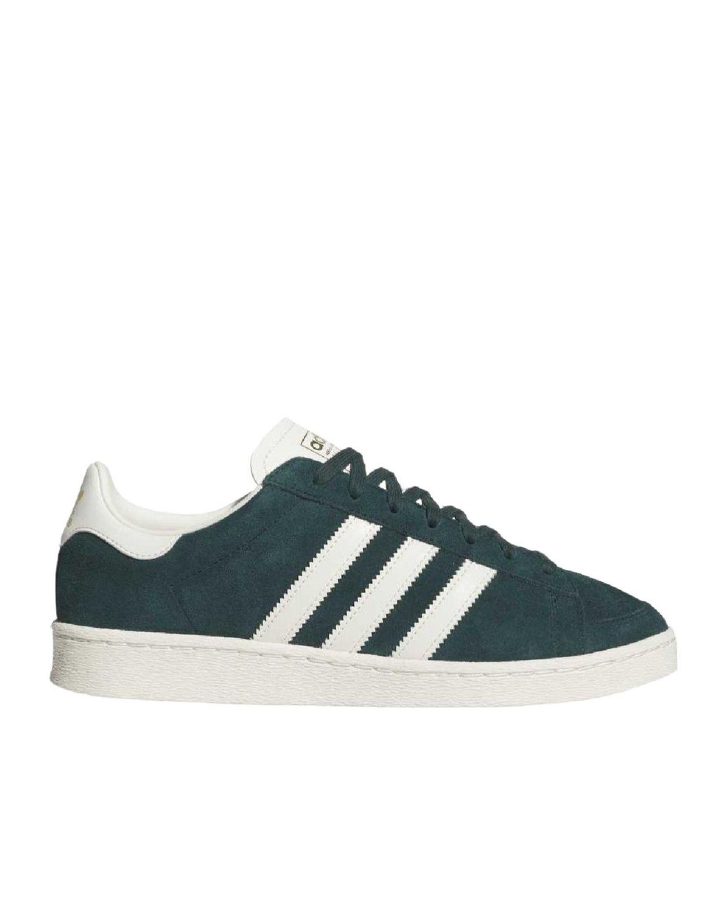 Adidas Originals Green Suede Lowtop Sneakers