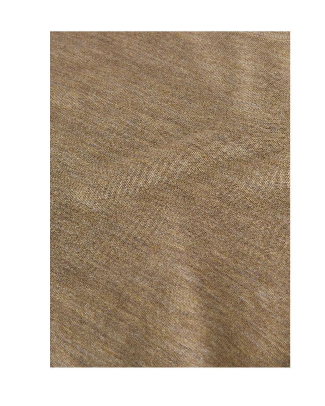 Loro Piana Brown Round-Neck Virgin-Wool Sweater for men