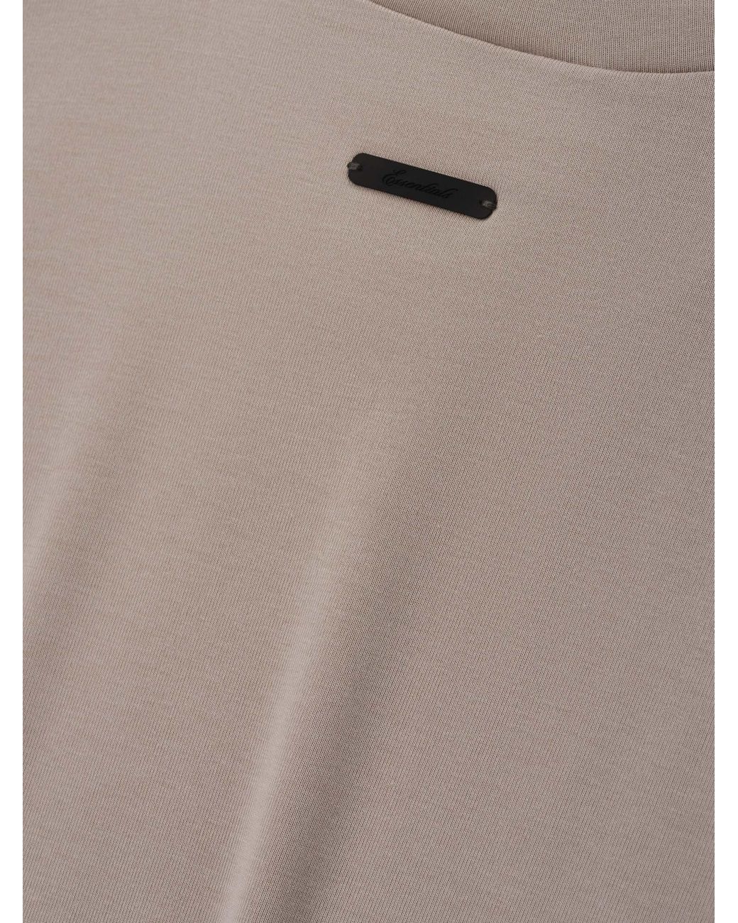 Fear Of God Gray Soft Rib Fitted T-Shirt