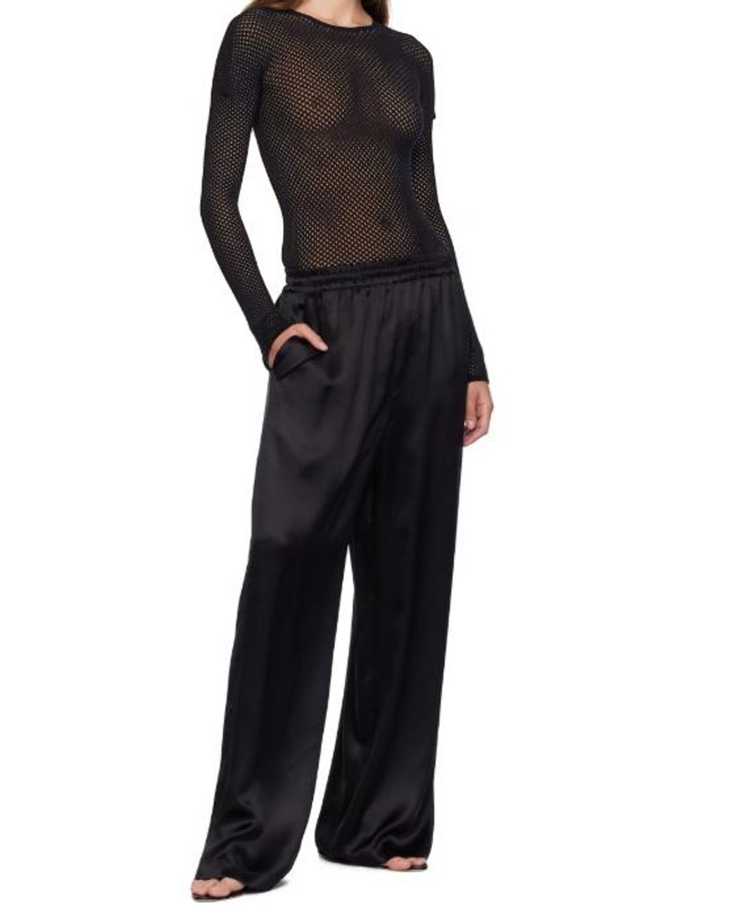 Wardrobe NYC Black Rhw Knitted Bodysuit