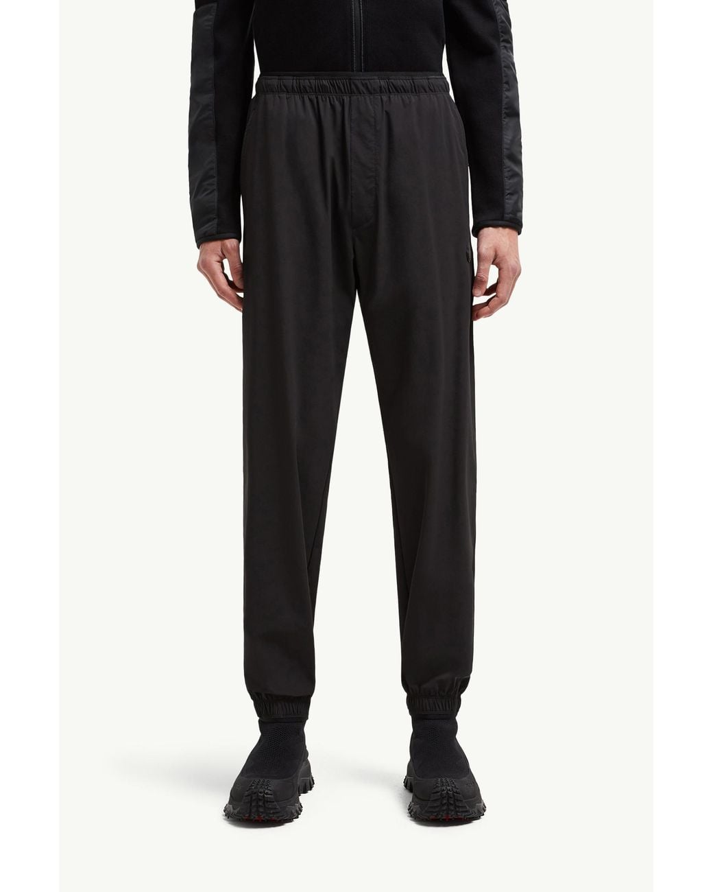 Moncler Black Jogging Pants for men