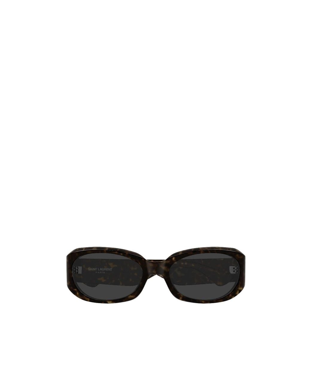 Saint Laurent Black Square-Frame Sunglasses
