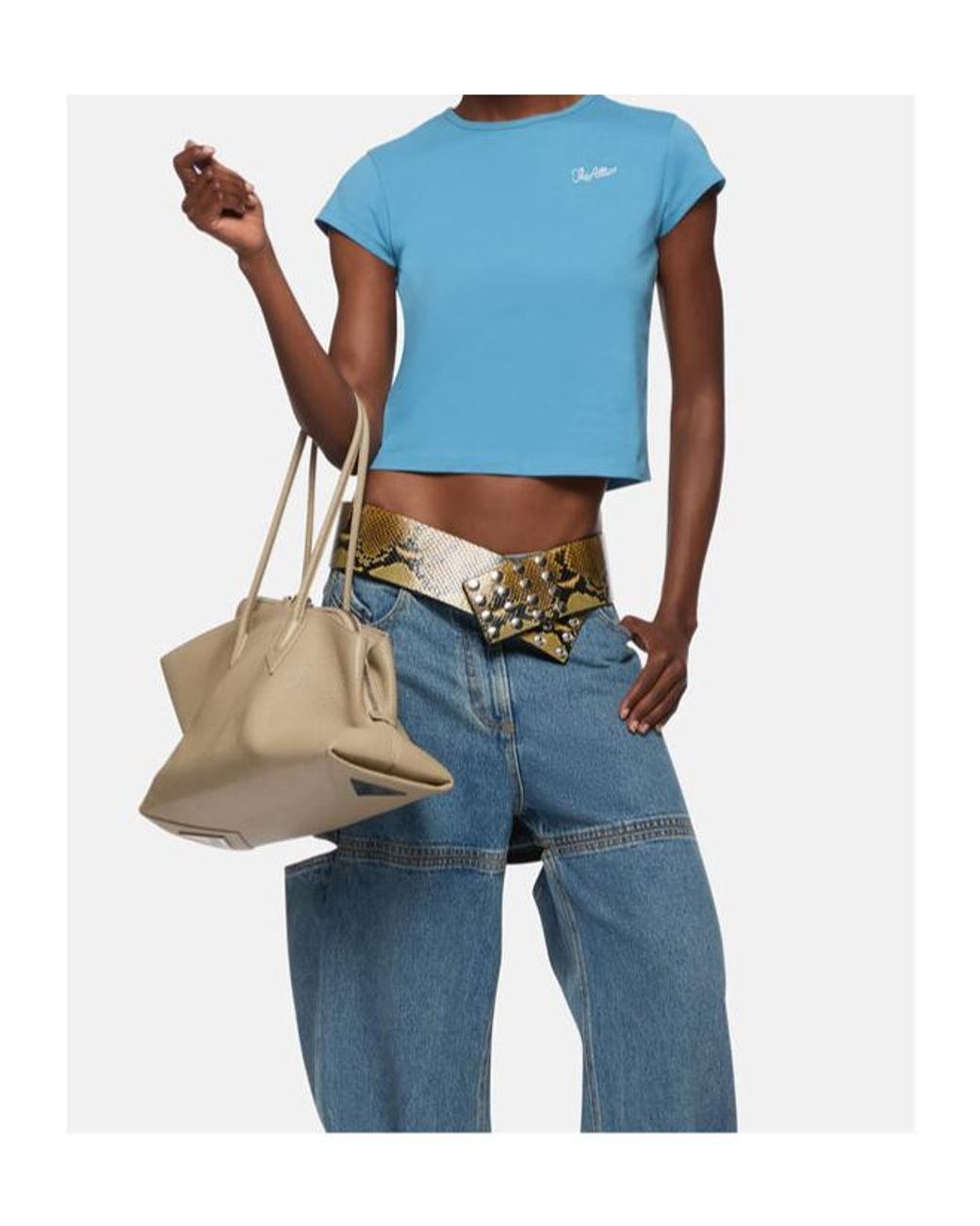 The Attico Blue T-Shirt