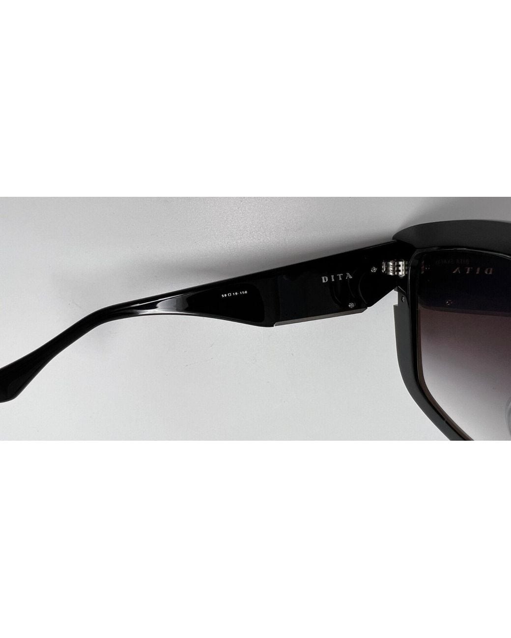 Dita Eyewear Black Logo Sunglasses
