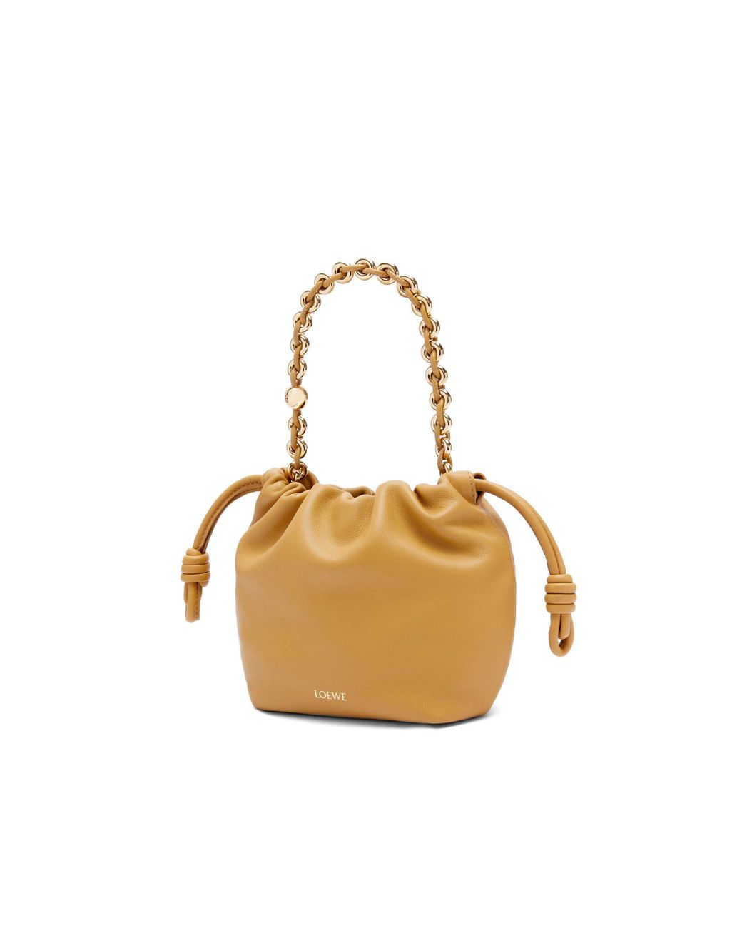 Loewe Metallic Flamenco Drawstring Mini Shoulder Bag