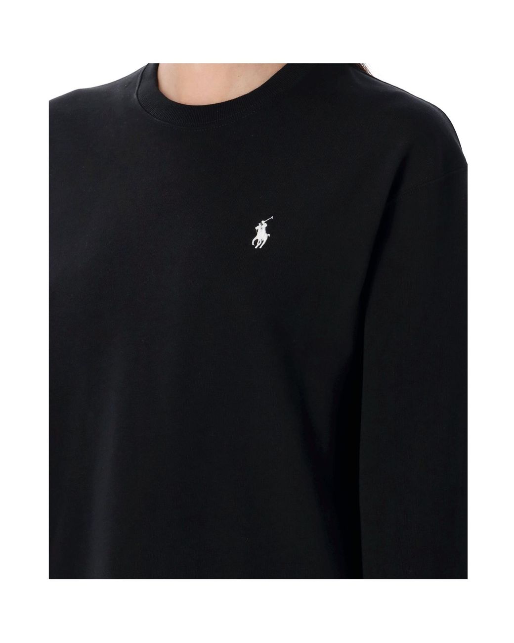 Polo Ralph Lauren Black Logo Embroidered Long Sleeved T-Shirt
