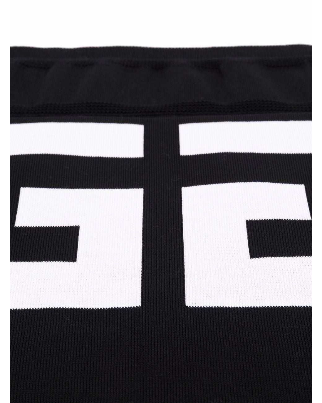 Givenchy Black Logo Intarsia Scarf for men