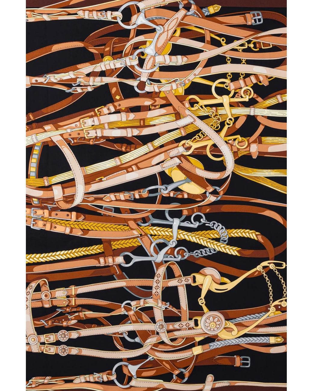 Gucci Multicolor Belt-Print Scarf