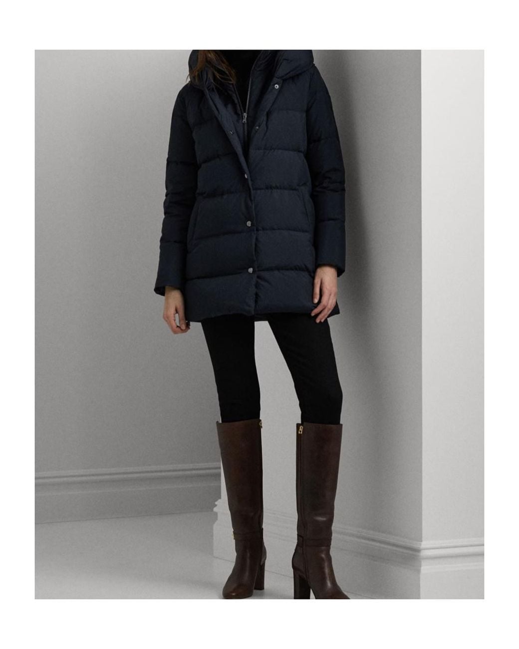 Ralph Lauren Blue Insulated Medium Puffer Jacket