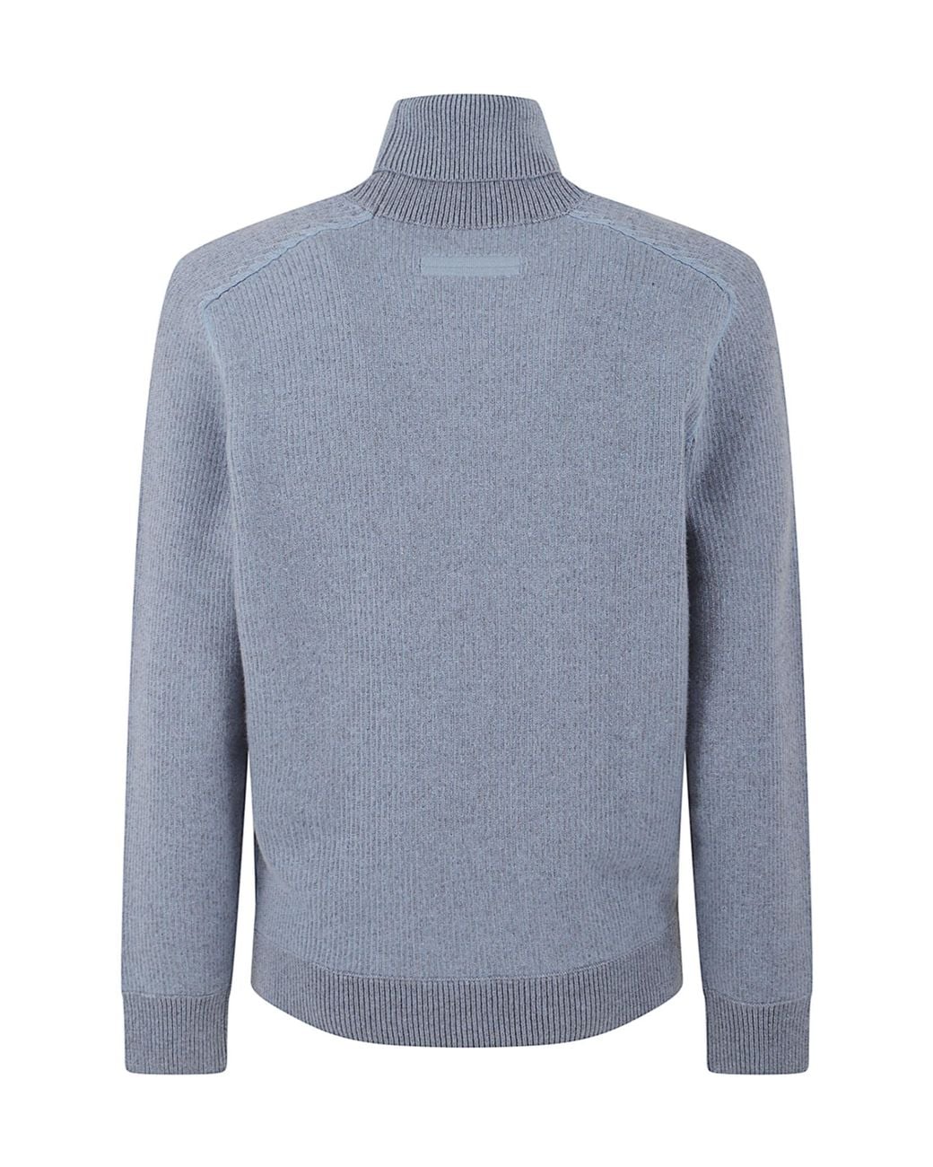 Zegna Blue Turtleneck Sweater for men