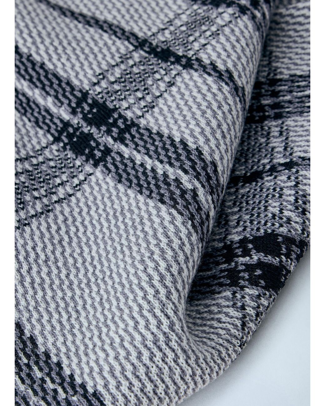 Vivienne Westwood Blue Tartan Mesh Scarf for men