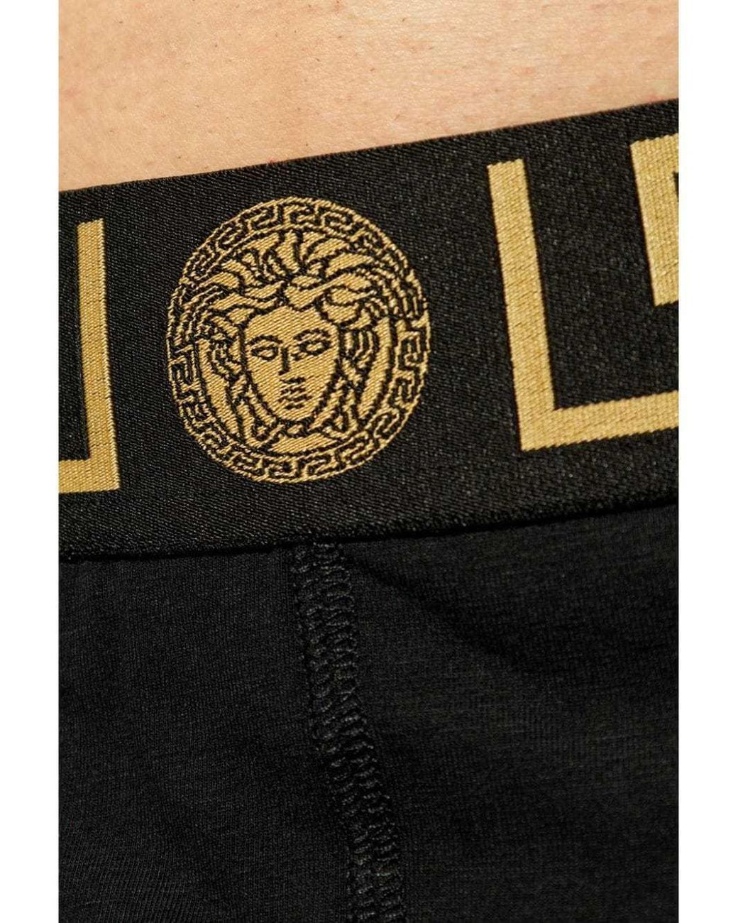 Versace Black Three-Pack Of Boxer Briefs for men
